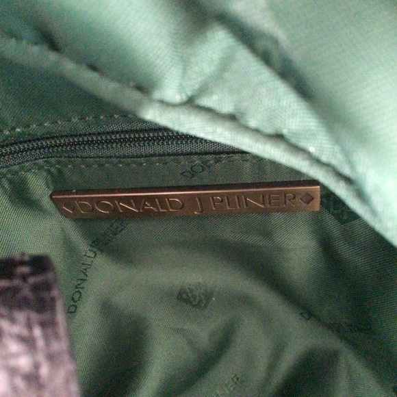 DONALD J. PLINER BLACK SUEDE SATCHEL - Picture 11 of 16